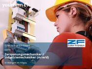 Zerspanungsmechaniker / Industriemechaniker (m/w/d) - Wangen (Allgäu)