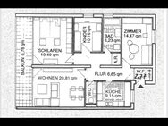 4- Zimmer-Wohnung mit Balkon im 4. Stock+ Garage - Rosenfeld