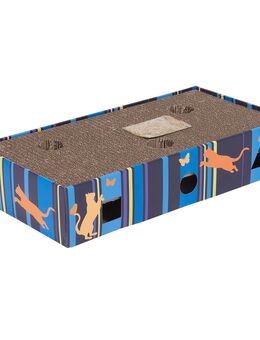 Kratzmöbel Scratch & Play - L 45,5 x B 24 x H 9,3 cm mit 2 Bällen