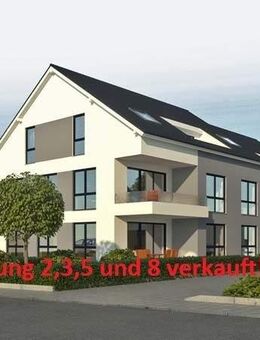 Neubau einer Wohnanlage nach KfW 40 (1.03.2023) geplant mit 8 Eigentumswohnungen in Bünde. Hier bieten wir die Whg.7 im Dachgeschoss links an! - Bünde