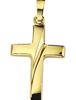 JOBO Kreuzanhänger Anhänger Kreuz, 333 Gold