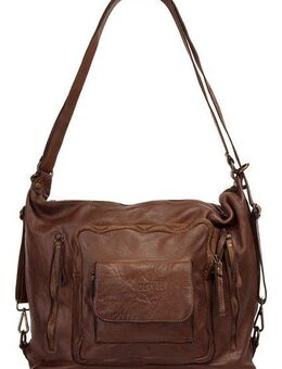 forty° Cityrucksack, echt Leder, Made in Italy