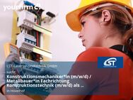 Konstruktionsmechaniker*in (m/w/d) / Metallbauer*in Fachrichtung Konstruktionstechnik (m/w/d) als Schweißer*in - Hövelhof (Sennegemeinde)