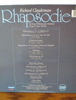 Richard Claydermann-Rhapsodie-Vinyl-LP,1985 - Linnich
