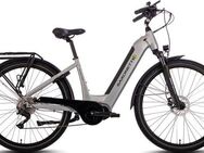 SAXONETTE E-Bike Trekkingrad Quantum Sport Wave, 10 Gang Shimano, Kettenschaltung, Mittelmotor, 540 Wh, Pedelec, Elektrofahrrad für Damen u. Herren