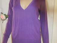 NEUw * Edel * klassisch * V- Ausschnitt * Feinstrick * Pullover "TOMMY HILFIGER" Gr. 36- 38/ S * lila- flieder * violett * veilchen * - Riedlingen