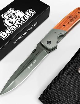 BearCraft Klappmesser Outdoor Survival Taschenmesser braun - Birkenfeld (Baden-Württemberg)