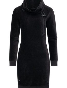 Ragwear Sweatkleid Chloe Velvet stylisches Langarmkleid in Samtoptik