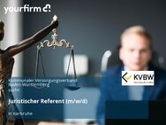 Juristischer Referent (m/w/d) - Karlsruhe