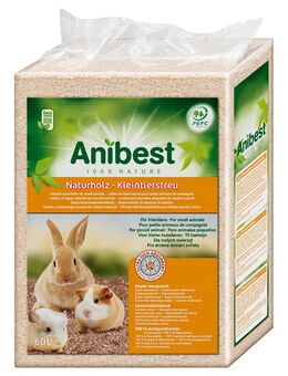 Anibest Kleintierstreu - 2 x 60 l (6,4 kg)