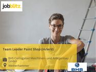 Team Leader Paint Shop (m/w/d) - Weiherhammer