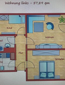 3 Raum Wohnung mit Blick ins Grüne - Schkopau