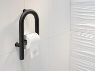 Deante Toilettenpapierhalter »Vital« Wandhalterung mit Platz für Toilettenpapier, schwarz, Tragegewicht 150 kg, einfache Montage