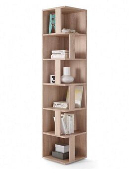 BEGA OFFICE Eckregal Corner Shelf, mit 6 offenen Fächer, 37,5x37,5x186 cm