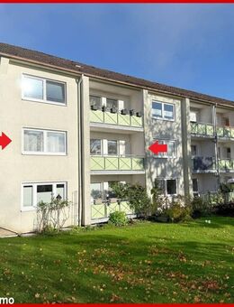 Zentral, aber dennoch ruhig gelegen - komfortable 4-Zimmer-Wohnung mit Balkon im Herzen Schleswigs - Schleswig