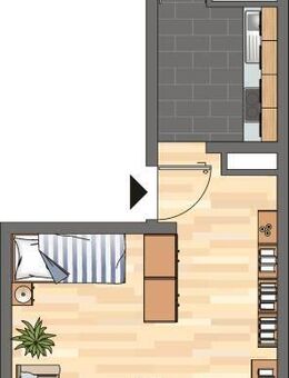 Demnächst frei! 1-Zimmer-Wohnung in Ludwigshafen am Rhein - Ludwigshafen (Rhein)