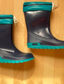 NEUWERTIG Gummistiefel Gr. 36 blau-grün - Wuppertal