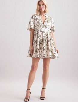 seidensticker Sommerkleid V-Neck Paisley