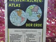 Antiker Westentaschenatlas der Erde um 1935 / Atlas, Brockhaus Verlag Leipzig - Zeuthen