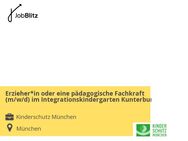 Erzieher*in oder eine pädagogische Fachkraft (m/w/d) im Integrationskindergarten Kunterbunt - München