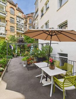 Expats! Fully furnished 2-room apartment, full kitchen, bathroom, garden, rental period 1-3 years - Stuttgart