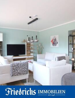 Stilvolle Erdgeschosswohnung mit Einbauküche und Terrasse in Wiefelstede / Zentrum - Wiefelstede