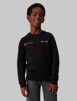 Calvin Klein Jeans Sweatshirt Terry Graphic Cn für Kinder bis 16 Jahre und mit Logoschriftzug