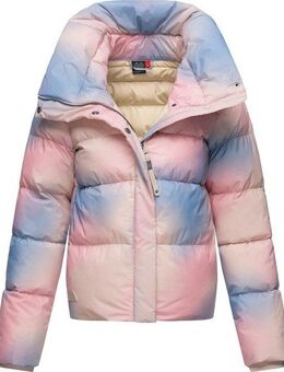 Ragwear Steppjacke Lunis Ombre stylische, cropped Winter Kurzjacke