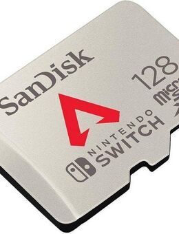 Sandisk microSDXC Extreme Apex Legends Nintendo Switch 128GB Speicherkarte (128 GB, UHS Class 1, 100 MB/s Lesegeschwindigkeit)
