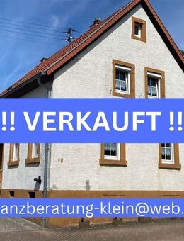 VERKAUFT !! VERKAUFT !! kleines 1-Fam.haus (ohne Garten) - Mittelbrunn