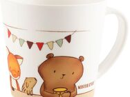 Sigikid Kindergeschirr-Set Kuschelfreunde, Mister O'Lui, 1 Personen, Edelstahl, Kunststoff
