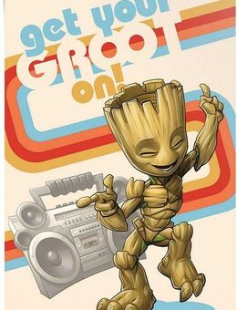 Reinders! Poster Get your Groot on Guardians of the Galaxy - Baby Groot - Ich bin Groot, (1 St)