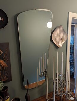 Vintage Nierenspiegel aus den 60er Jahren. Originalzustand, mit leichten Gebrauchsspuren. - Ginsheim-Gustavsburg