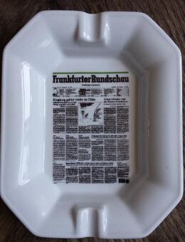 Aschenbecher "Frankfurter Rundschau" (Seltmann, Weiden) - Frankfurt (Main) Sachsenhausen-Süd