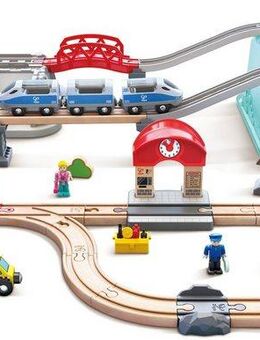 Hape Spielzeug-Eisenbahn Stadtbahn, (Set)
