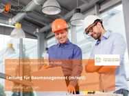 Leitung für Baumanagement (m/w/d) - Frankfurt (Main)