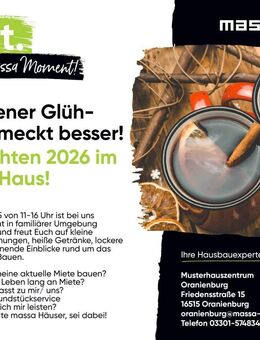 Der Traum vom Eigenheim wird erlebbar - Tag der offenen Tür bei massa haus Berlin 06-07.12.2025!!! - Nauen