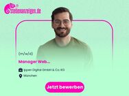 Manager Web (m/w/d) - München