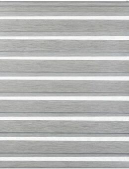 Doppelrollo de luxe, GARDINIA, halbtransparent, mit Bohren/ohne Bohren, freihängend, Klemm- oder Schraubmontage, hochwertiges Gesamtkonzept mit silbernen Metallkomponenten