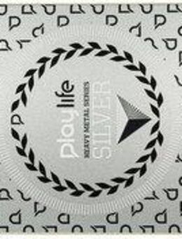 Playlife Skateboard Heavy Metal Silver