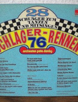 Orchester Pete Danby-Schlager-Rennen 76-Vinyl-LP,1975 - Linnich