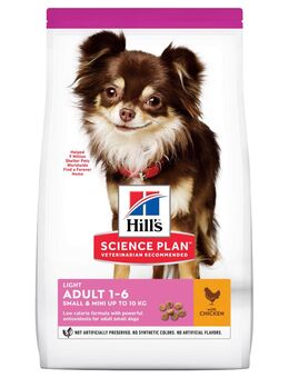 Hill's Science Plan Adult 1-6 Light Small & Mini mit Huhn - Sparpaket: 2 x 1,5 kg
