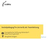 Sozialpädagog*in (m/w/d) als Teamleitung - Bargfeld-Stegen