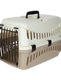 Kerbl Pet Transportbox Expedion - taupe / beige: L 45 x B 30 x H 30 cm