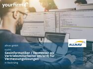 Geoinformatiker / Vermesser als Vertriebsmitarbeiter (m/w/d) für Vermessungslösungen - Backnang