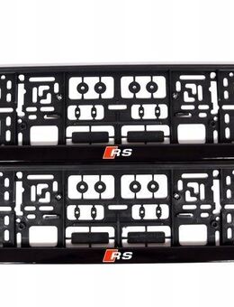 2x ORIGINAL Kennzeichenhalter für Audi RS UV-Druck witterungsbeständig Set 5673 - Wuppertal