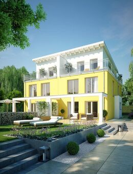 4 DHH für Familien In Aindling auf großem Hanggrundstück - Aindling