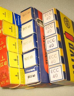 Röhre, Elektronenröhre ECC40 ECC82 ECL86 EF86 EL84 6CG7 - Boxberg Zentrum
