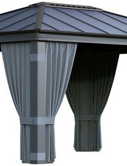 Palram - Canopia Pavillonseitenteil Dallas, 440x212 cm, Vorhangset Dallas 212 x 440cm