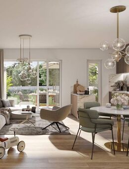 NEUBAUPROJEKT LANGE 30 - Barrierefreie 4-Raum-Gartenwohnung mit Terrasse, 2 Bädern und Parkettboden - Leipzig